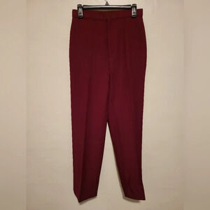 Levi Women's Bend Over Button Up Slacks - (Size 14, Burgundy)